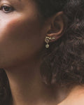 Fouettés spiral earrings