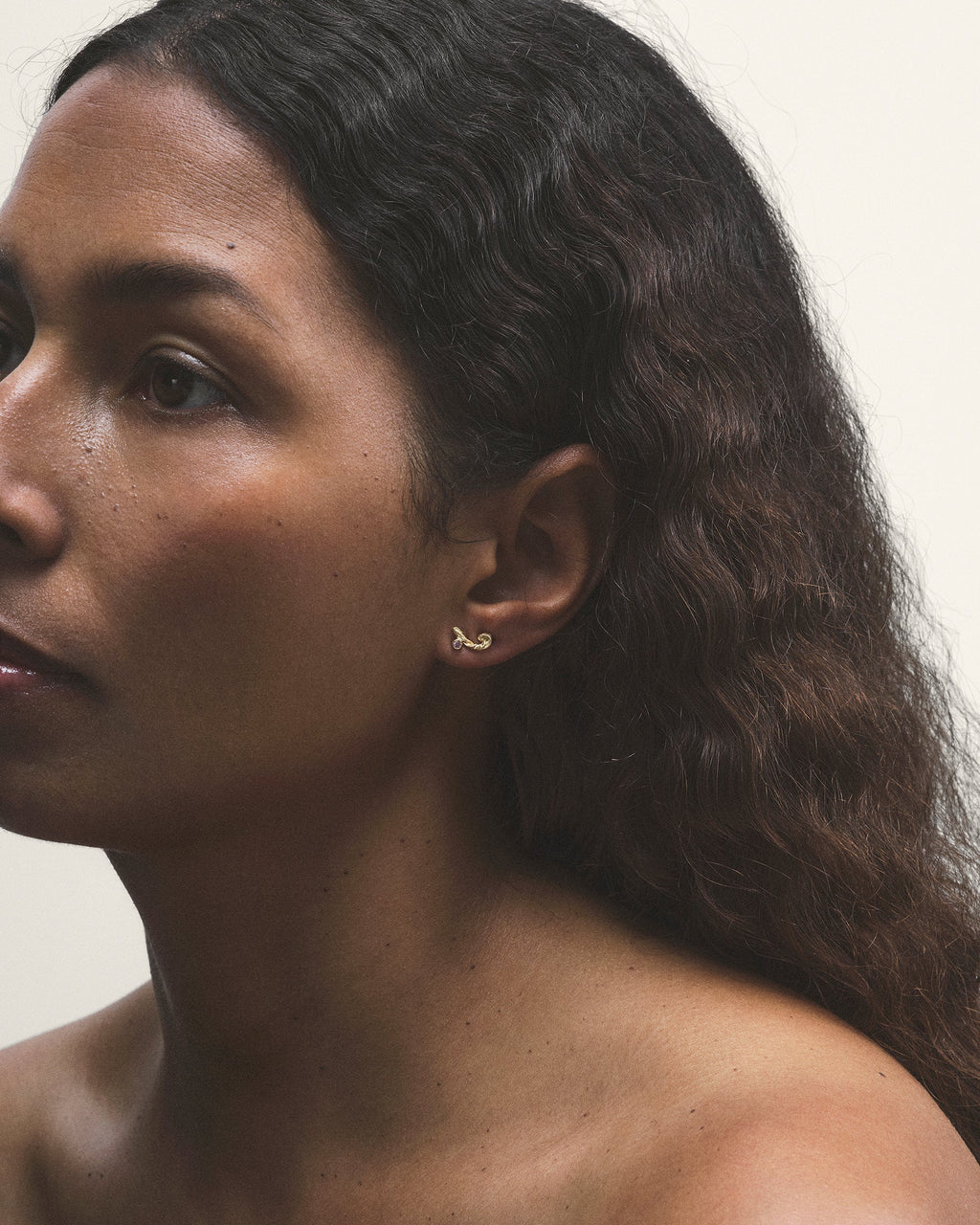 Fouettés spiral earrings