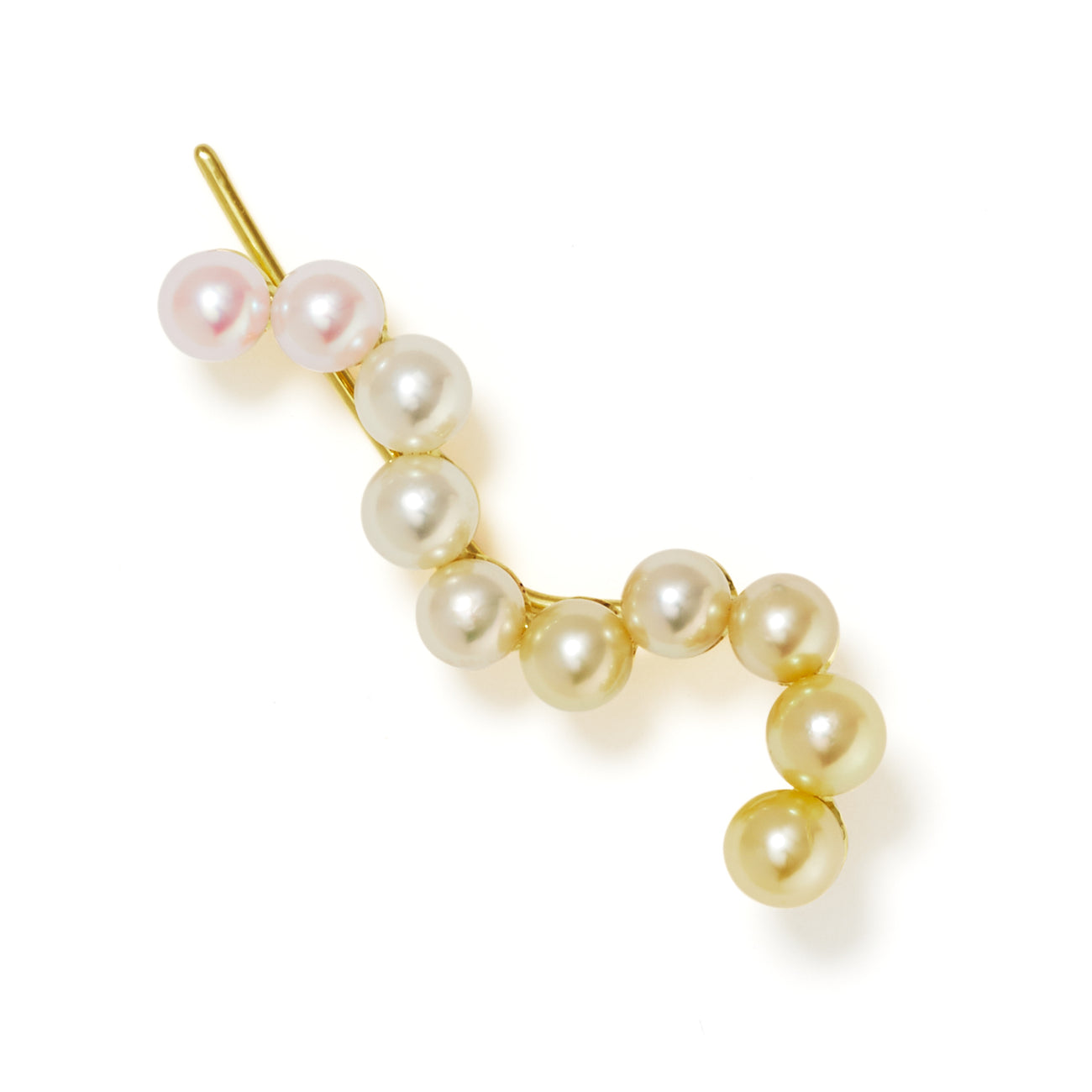 Fine Curves Gradient Earclimber