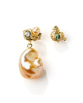 Sunmelted South Sea Keshi Pair